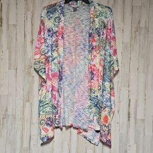 Avenue Pink and Blue Kimono